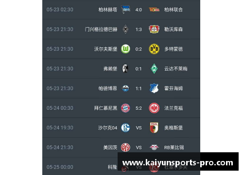 kaiyun开云汉堡豪取胜利，继续领跑德甲积分榜！